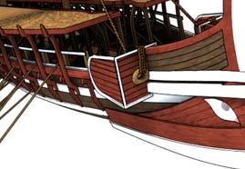 Greek Trireme Documentary designed with 3D ANIMATION and 3D MODELING and RIG and RENDER and SIMULATION and TEXTURING and COMPOSITION for BBC Picture 3